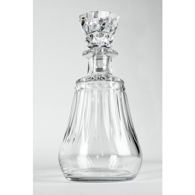 Vintage Baccarat Crystal Decanter & Glasses - Set of 8