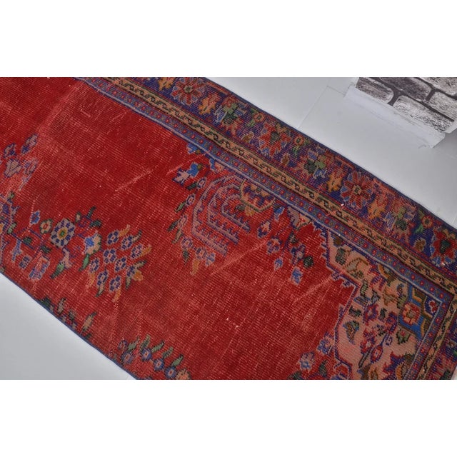 Vintage Turkish Runner Rug For Sale - Image 4 of 10