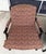Red Pair of Fairfield Paisley Fauteuil Chairs With Ottoman For Sale - Image 8 of 18