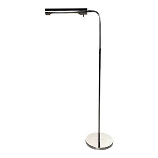 1970s Modern Modern Koch & Lowy Chrome Adjustable Floor Lamp For Sale
