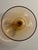 Mid 20th Century Mid 20th Century Mid-Century Modern Italian Amber Art Glass Tazza With Twisted Stem For Sale - Image 5 of 6