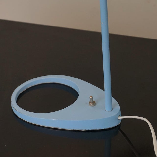 Blue AJ Table Lamp from Louis Poulsen, Denmark, 1960s For Sale - Image 10 of 17