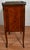 Wood 1900 French Louis XV Walnut Satinwood Marble Top Nightstand Bedside Table For Sale - Image 7 of 14