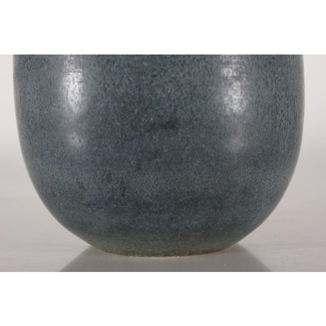 Blue Large and Tall Drop Shaped Table Lamp by Carl-Harry Stålhane by Rörstrand, Sweden, 1960s For Sale - Image 8 of 16