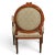 French Mid 19th Century Pair of French Louis XVI Style Walnut Fauteuils Chairs For Sale - Image 3 of 9