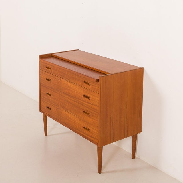 Danish Teak Dresser with Hidden Vanity, 1960s For Sale - Image 15 of 18