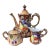 Lefton China Heritage Brown Handpaiinted Fruit Tea Set For Sale