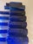 Blue Curated Collection of 6 Victorian Cobalt Blue Apothecary & Poison Bottles For Sale - Image 8 of 8