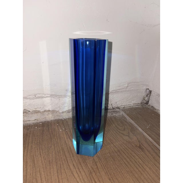 Submerged Glass Vase, 1950s For Sale - Image 9 of 9
