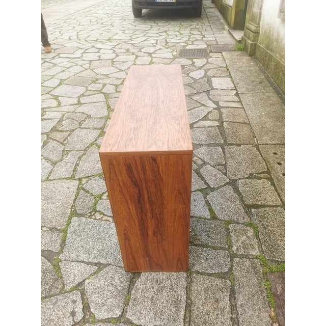 Brown Vintage Danish Bookcase, 1960s For Sale - Image 8 of 18