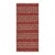 Antique Persian Kilim Runner in Red With Colorful Serrated Stripes - Rug & Kilim For Sale