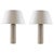 Beige Large Swedish Midcentury Table Lamps in Marble, 1960s, Set of 2 For Sale - Image 8 of 8