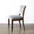Set of Eight Art Deco Sculptural Walnut Dining Chairs in Plush Mohair Upholstery For Sale - Image 4 of 18