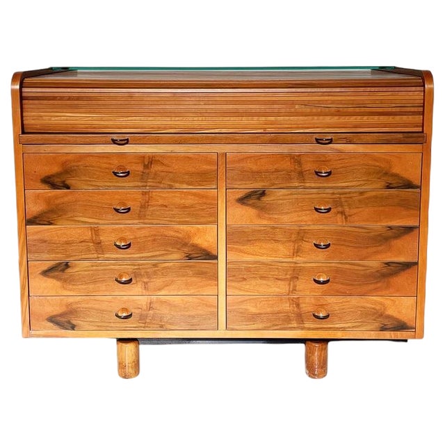 Mid-Century Modern Desk attributed to Gianfranco Frattini for Bernini, Italy, 1960s For Sale