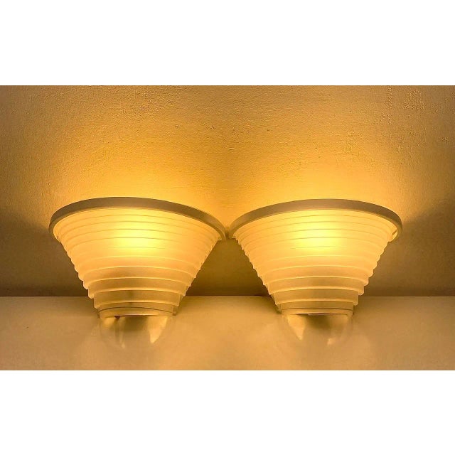 Postmodern Artemide Egisto Sconces by Angelo Mangiarotti, Italy, 1980s, Set of 2 For Sale - Image 12 of 13