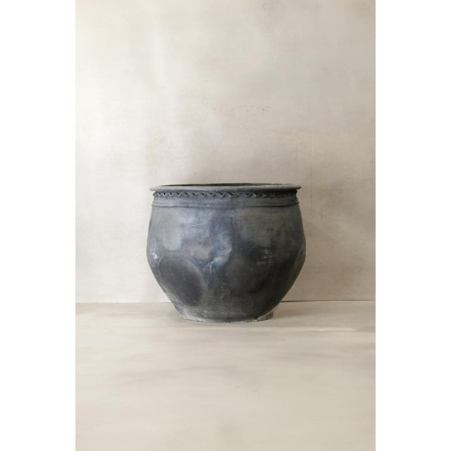 Big Grey Asian Pots For Sale - Image 5 of 6