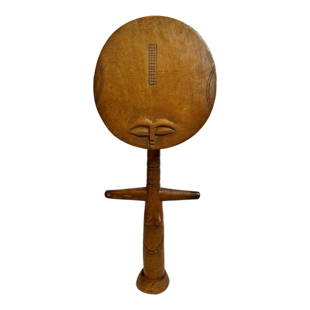 Ashanti Akua’ba Fertility Figure, Ghana, Circa 1930–1940 For Sale