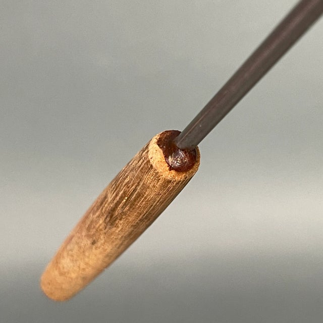 Brown Vintage Mid-Century Modern Teak Wood Fondue Forks Inox France Perk Switzerland - Mixed Lot of 13 For Sale - Image 8 of 13