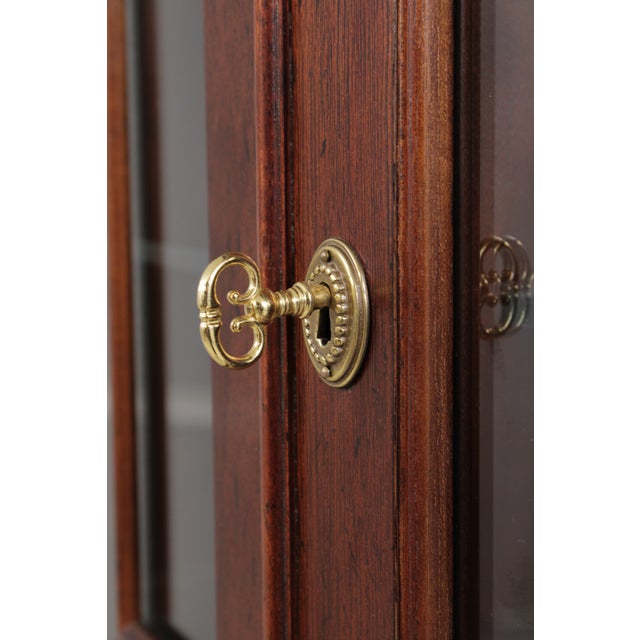 Baker Historic Charleston Bow Front Mahogany China Cabinet For Sale - Image 14 of 17