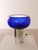Space Age Cobalt Blue Glass Lamp from Doria Leuchten, 1970s For Sale - Image 3 of 10