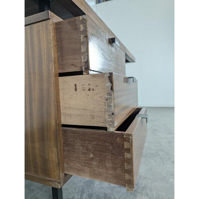 Drawer Unit Desk by Jacques Hitier for Charron For Sale - Image 5 of 8
