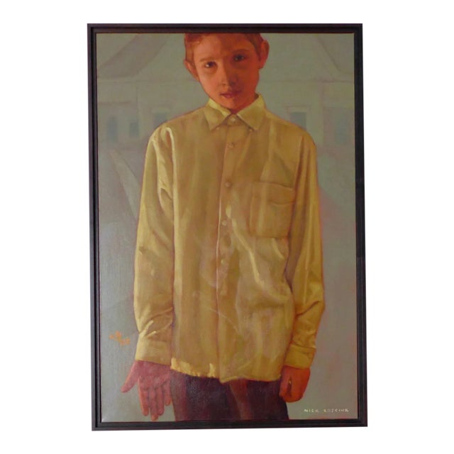 Nick Kosciuk "Boy" Oil Painting For Sale