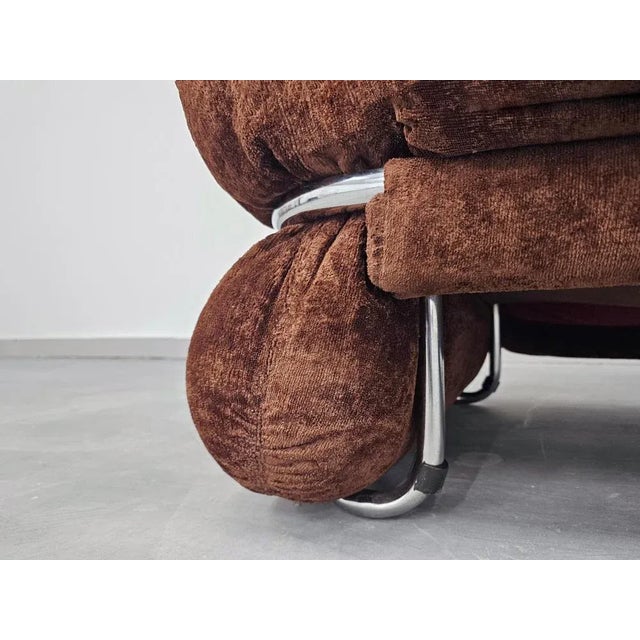 3-Seater Tubular Sofa in the style of Gianfranco Frattini, Italy 1970s For Sale - Image 11 of 13