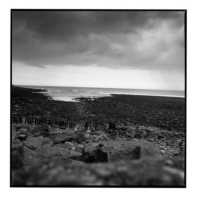 Paul Cooklin, Sea Groynes, Lynmouth, North Devon, Edition of 50 For Sale