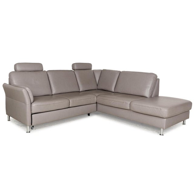 Leather Corner Grey Sofa from Polipol Polinova For Sale - Image 15 of 15