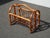 1990s Vintage Mid Century Modern Bamboo Rattan Magazine Rack For Sale - Image 5 of 12