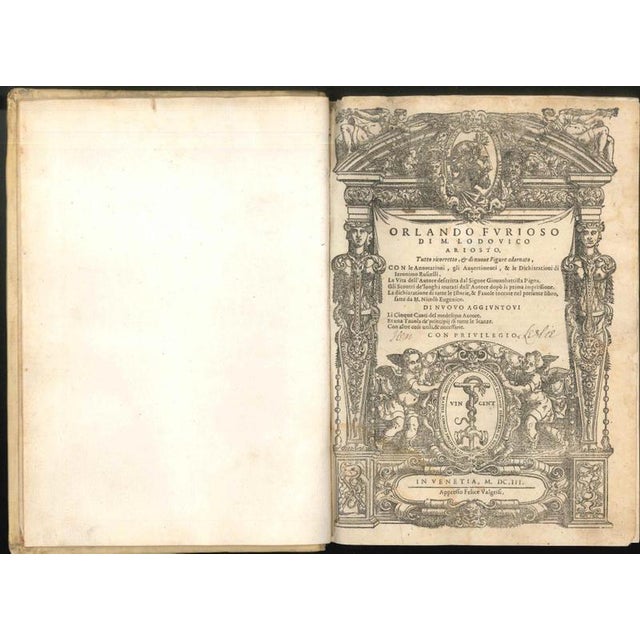 Ludovico Ariosto, Orlando Furioso Illustrated Edition, 1800s, Etching For Sale