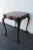 Chippendale Leather Top Mahogany Ball and Claw Feet Side Table For Sale - Image 11 of 13