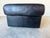 1980s Vintage Italian Postmodern Black Leather Ottoman by Natuzzi For Sale - Image 5 of 12