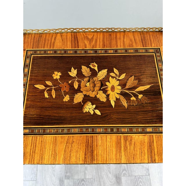 19th Century Napoleon III Marquetry Shelf For Sale - Image 10 of 12