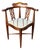 Antique Edwardian Sheraton Revival Inlaid Mahogany Corner Chair, Circa 1900 For Sale