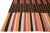 Mid-Century Kilim Handmade Striped Wool Rug For Sale - Image 4 of 11