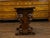 Italian 1800s Walnut Side Table with Lion Motifs and Richly Carved Trestle Base For Sale - Image 10 of 11