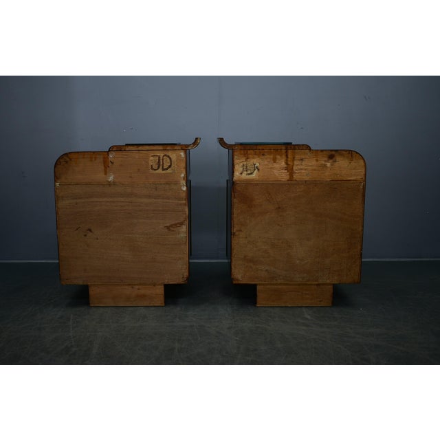 Art Deco Bedside Tables, Former Czechoslovakia, 1930s, Set of 2 For Sale - Image 13 of 18