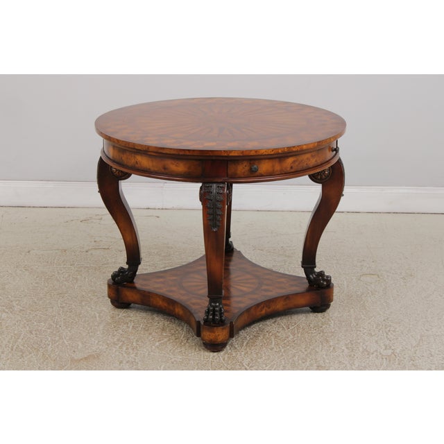 Age: Approx. 20 Years Old Details: Bronze Ormolu Trim Sunburst Inlay Top High Quality Construction Offered @ Fraction of...