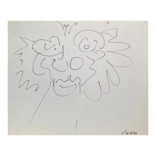 1960s Frank Wallace Portrait Drawing For Sale