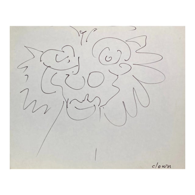 1960s Frank Wallace Portrait Drawing For Sale