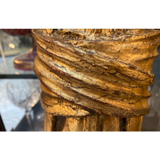 Hollywood Regency Demilune Wall Hanging Demilune Shelf Tables - A Pair For Sale - Image 4 of 13