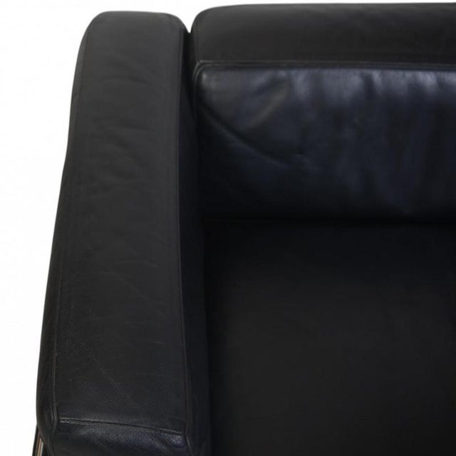 LC3 Chair in Black Leather by Le Corbusier, 2000s For Sale - Image 6 of 18