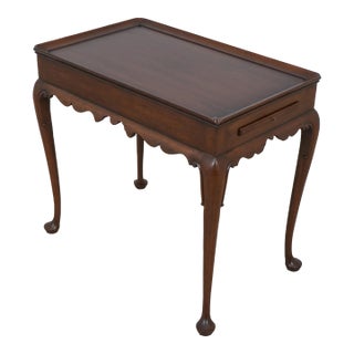 Kittinger Cw-8 Colonial Williamsburg Mahogany Tea Table For Sale