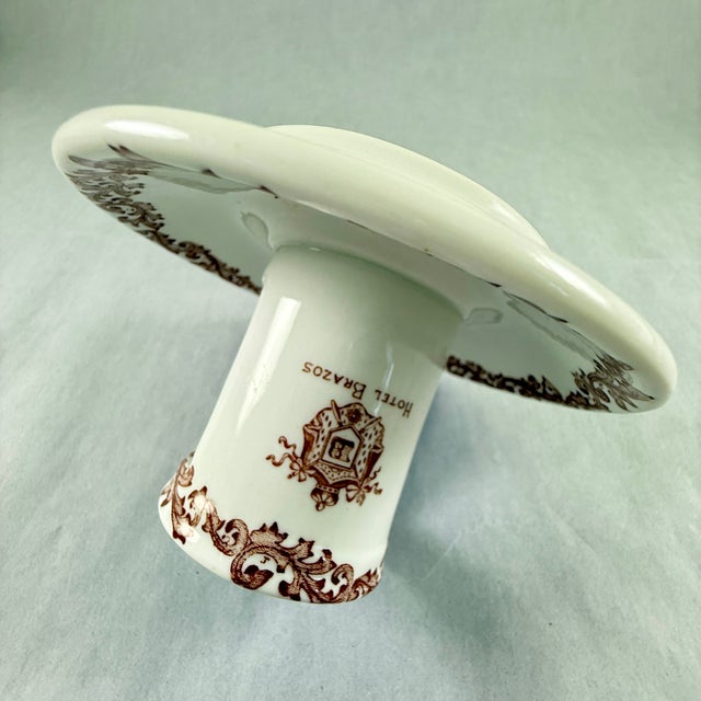 Ceramic 1920s Shenango China Hotel Brazos Match Striker For Sale - Image 7 of 11