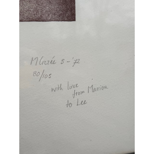 1970s Surrealist Limited Edition by Marion Crezée For Sale - Image 5 of 5