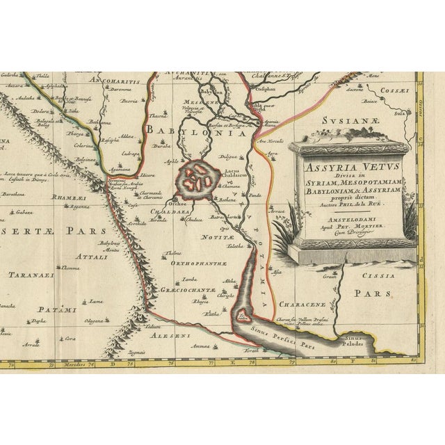 Map of Ancient Assyria For Sale - Image 5 of 7