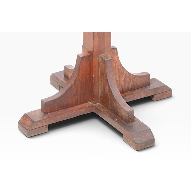 Wood Early 20th Century Arts and Crafts Coat Tree Rack For Sale - Image 7 of 8
