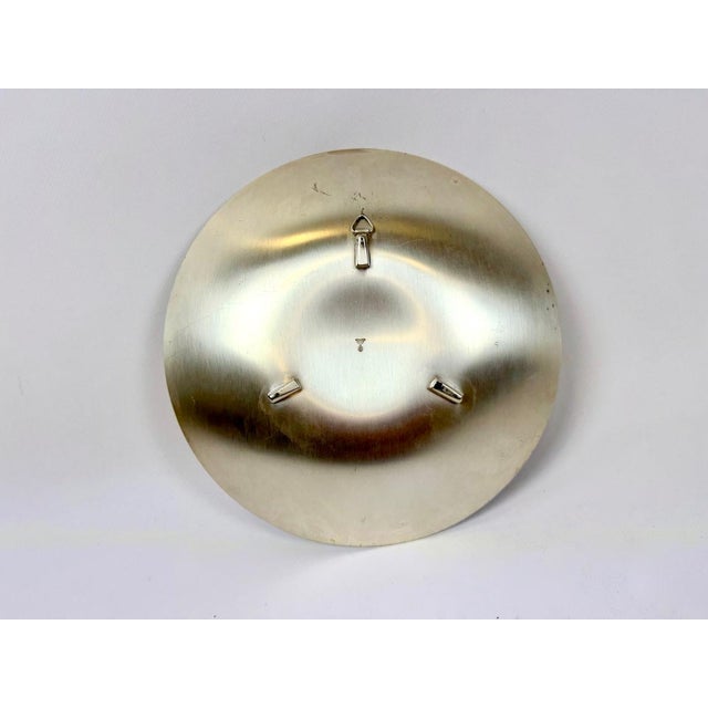 Mid-Century Modern Silver Plated Ikora Wall Plate with Wildgoose from WMF, 1960s, in Very Good conditions. Designed 1960...