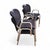 Black Upholstery Castiglietta Dining Chairs by Castiglioni for Zanotta, Italy, 1960s, Set of 4 For Sale - Image 6 of 18